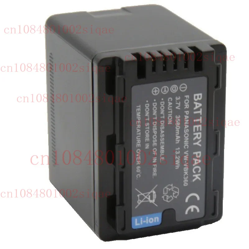 

Battery for Panasonic VW-VBK360 HC-V10 HC-V100 HC-V100M HC-V500 V500M