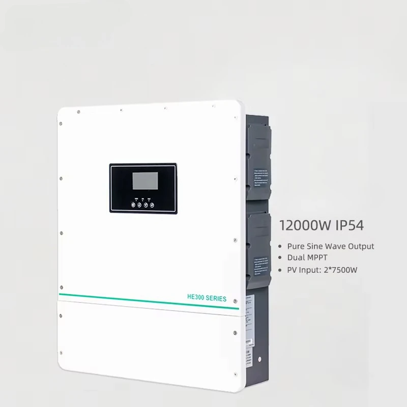 

12000W High Frequency IP54 Pure Sine Wave Dual MPPT Hybrid Solar Inverter with WiFi Option for Home and off Grid Use