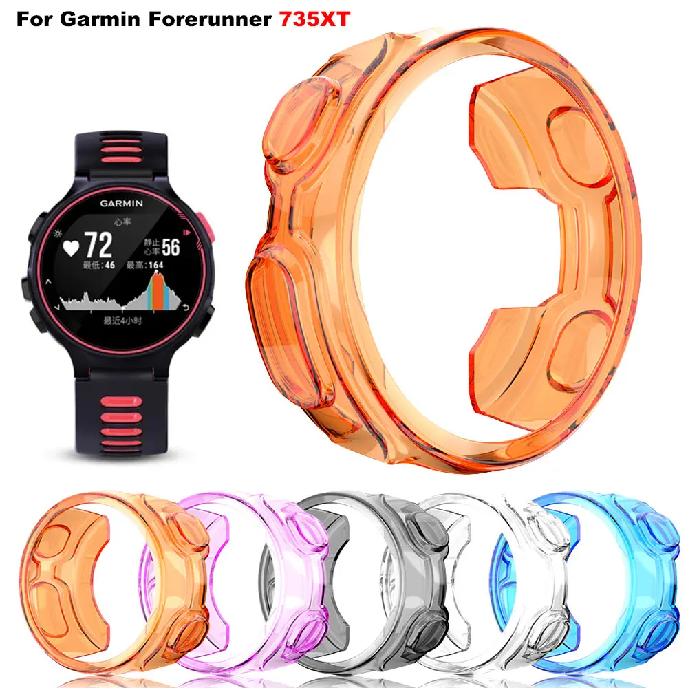 Watch Case For Garmin Forerunner 735XT 735 XT Shockproof Protector Shell Protective Ultra-Thin Cover Cases Smart Accessories