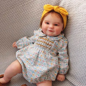 19/24 inches Maddie Kit Reborn Baby Doll Without Painting Vinyl Unfinished Doll Parts Diy Toys Blank Gift Surprise for Girls 6 Main Sales Baby Reborn Kit Maddie - №5