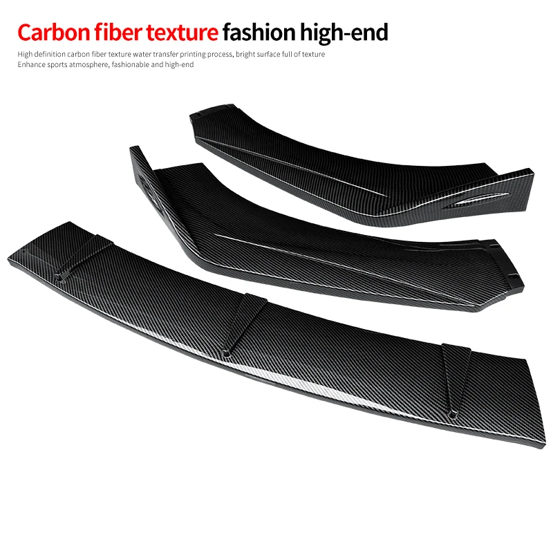 For Lexus CT200h 2011-2022 Car Front Bumper Body Kit Splitters Lip Spoiler Side Skirts Extensions Rear Wrap Angle Shark Fins ABS