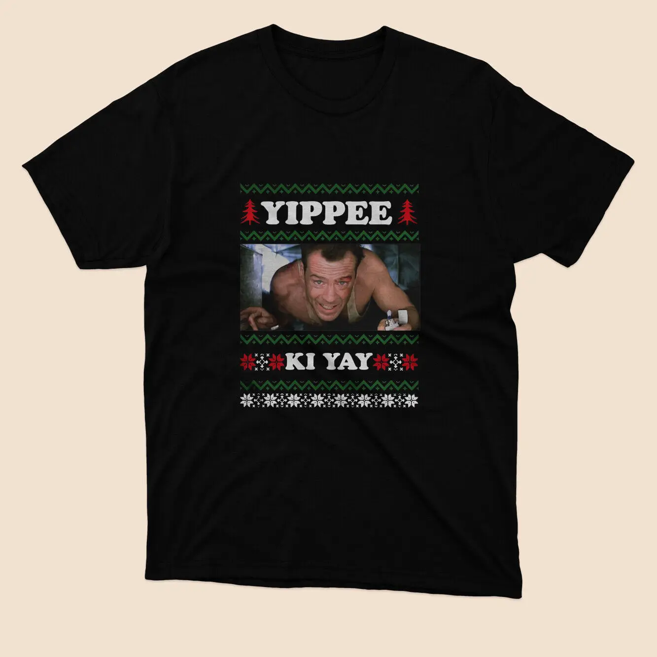 Nwt Die Hard Yippee Ki Yay Christmas Ugly T-Shirt Black Size S to 5xl