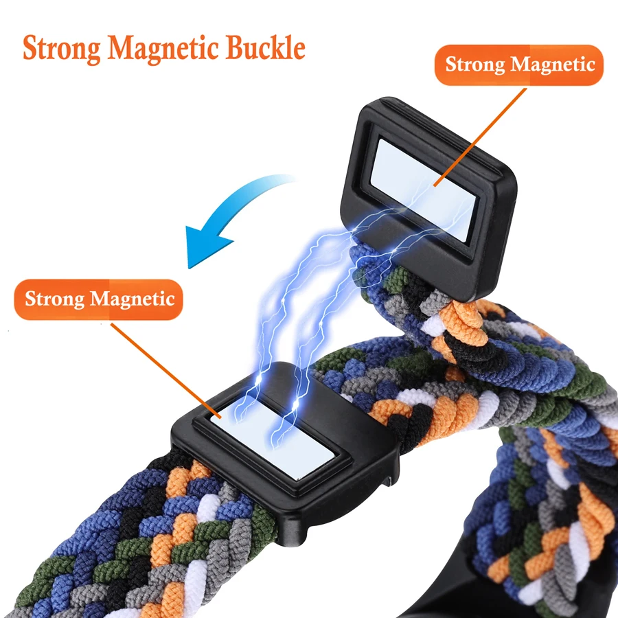 Nylon Strap For Xiaomi Mi Band 11 10 9 8 Breathable Sports Wristband Bracelet For Miband 7 6 5 4 Strap Magnetic Buckle