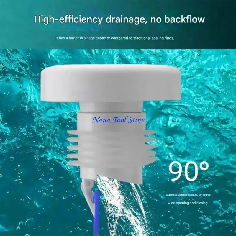 31GJ Universal 50mm Pipe Seal Plugs For Blocking Sewer Smells And Preventing Water Overflows In Homes Kitchen And Bathroom