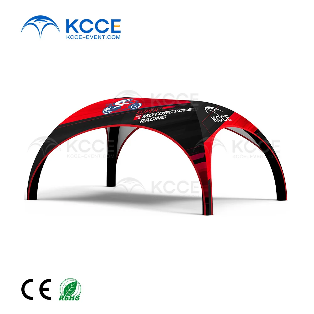 KCCE Easy Set up Portable Brand Display Blow up Canopy Gazebo Advertising Inflatables Dome Tent for Motor Sports Events