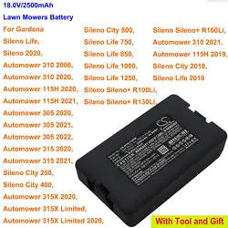 Cameron Sino 2500mAh Lawn Mowers Battery for Gardena Sileno Life,Sileno 2020,Sileno City 250/400/500, Sileno Life 750/850/1000