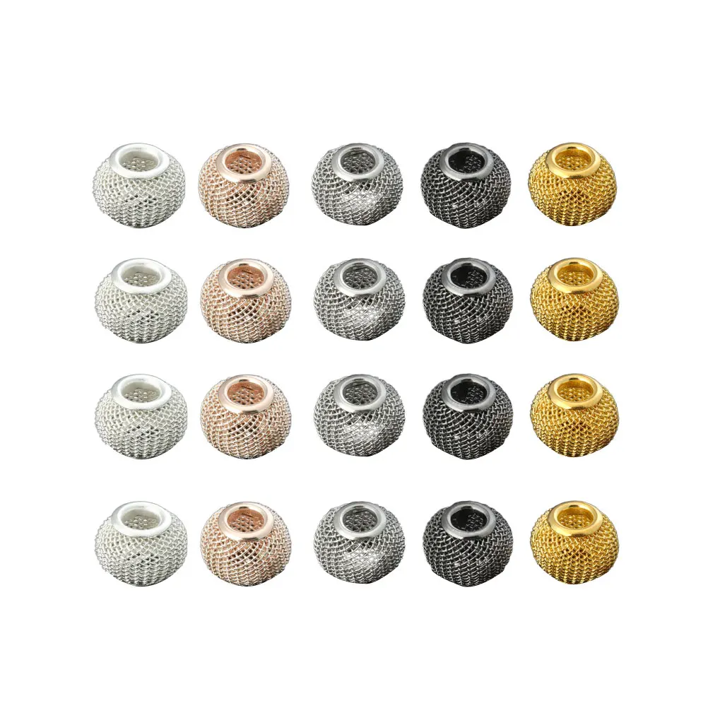

50 Pcs Necklace Beading Material Jewelry Making Spacer Bracelet Positioning Metal Alloy Pendant Charms Child