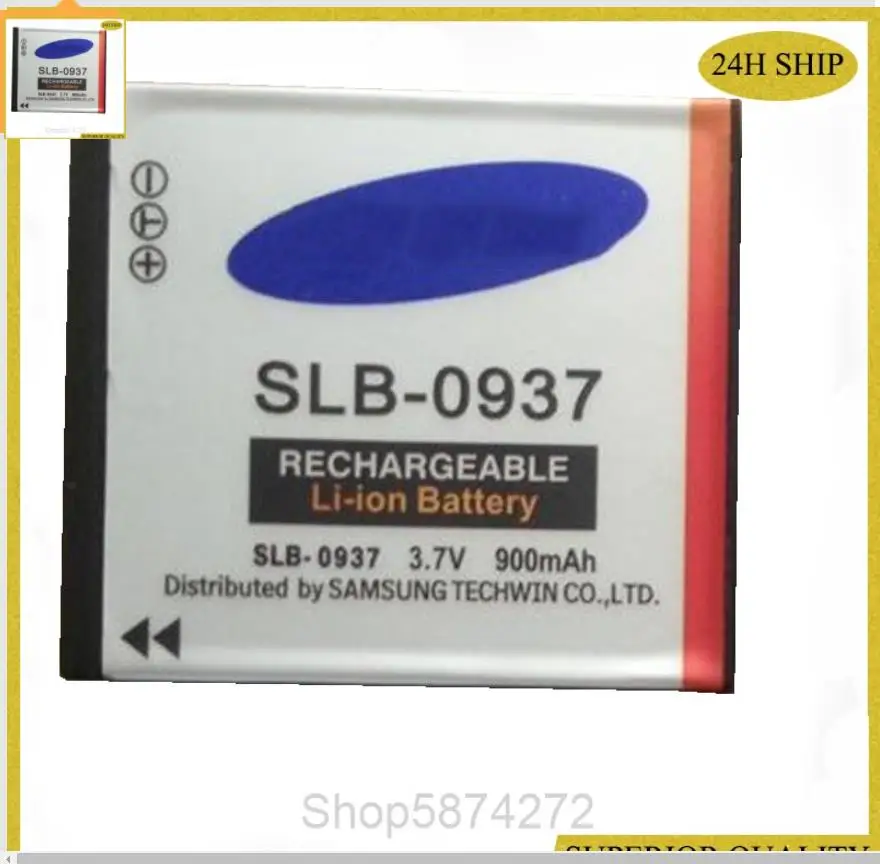 900mAh SLB-0937 SLB 0937 SLB0937 aparat cyfrowy do aparatu cyfrowego do Samsung L730 L830 i8 NV33 NV4 baterii