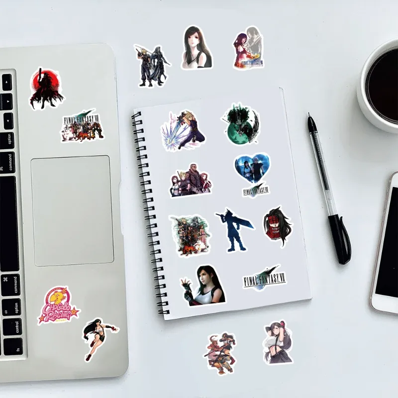 60pcs Cartoon Personality Final Fantasy Creative Graffiti Decorative Stickers