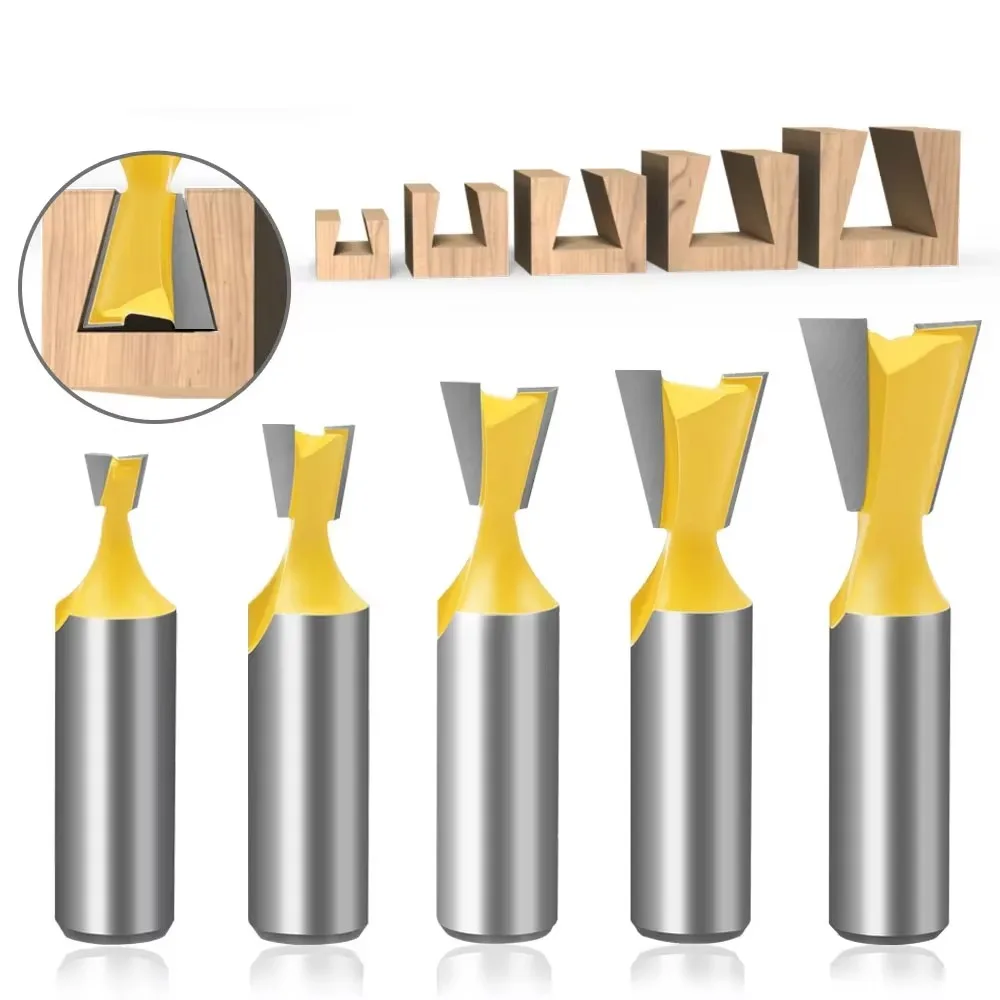 

1 шт. 1/2 "12,7 мм 12 мм фреза с хвостовиком, резьба по дереву, набор фрез «ласточкин хвост», 14 градусов, деревообрабатывающий гравировальный фрезерный станок