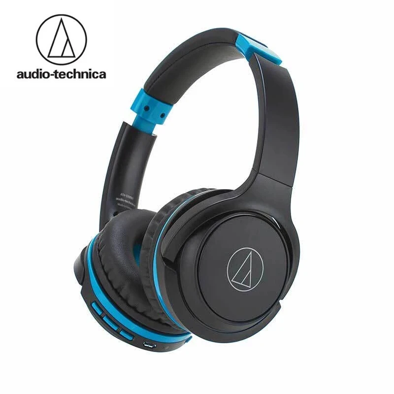 Original Audio Technica Wireless Folding Headphone ATH-S200BT/S220BT Bluetooth Earphone Music With Remote Control With Mic