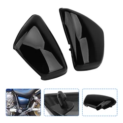 Motorcycle Battery Fairing Cover For Yamaha XV 700 750 1000 1100 Virago 1984-up Side Cover Left & Right Protection Cover Black