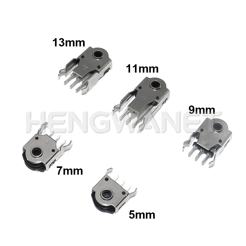 10PCS Mouse Encoder 5MM 7MM 9MM 11MM 13MM Rolling Switch Roller Encoder 5H 7H 9H 11H 13H Mouse Navigation Mouse Connector