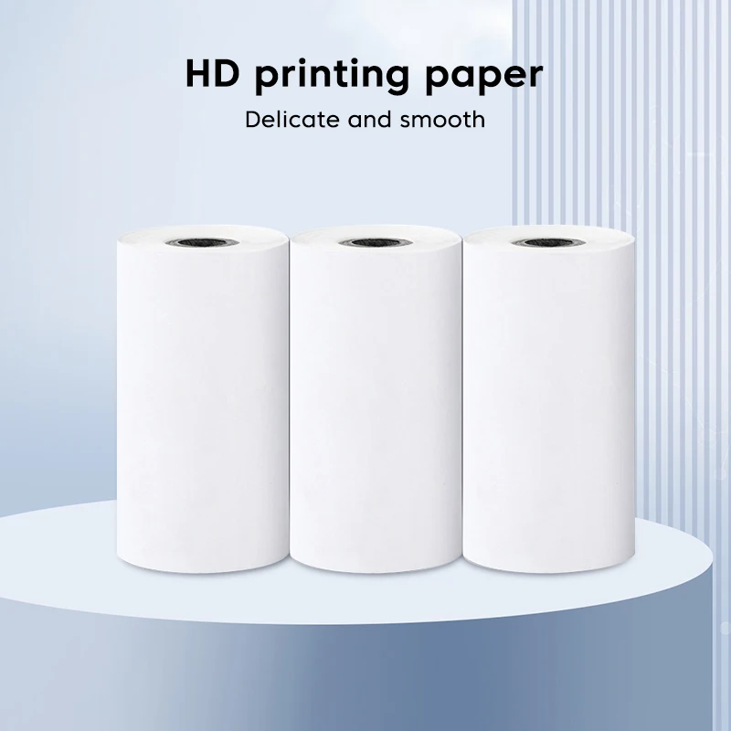 Mini Printer Paper Thermal Paper Label Sticker Color Adhesive Self-adhesive Paper For Wireless Bluetooth Photo Inkless Printer