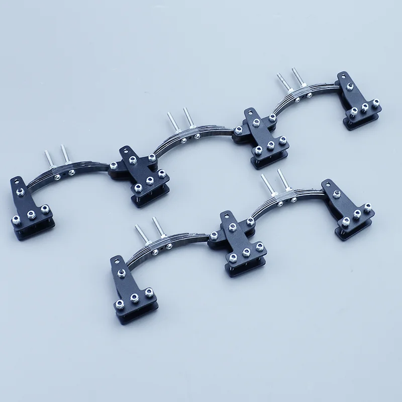 Voor 1/14 RC Truck Tamiya SCANIA 770S VOLVO Benz MAN TGX Auto Metalen 2/3 As Balans Suspension Kit stalen Plaat Trailer - afbeelding 2
