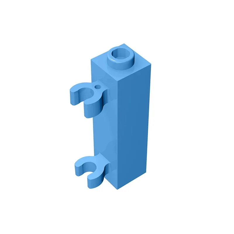 1x1x3 Brick Block Parts with Two Horizontal Jaws on One Side 738 Compatible with LEGO 60583