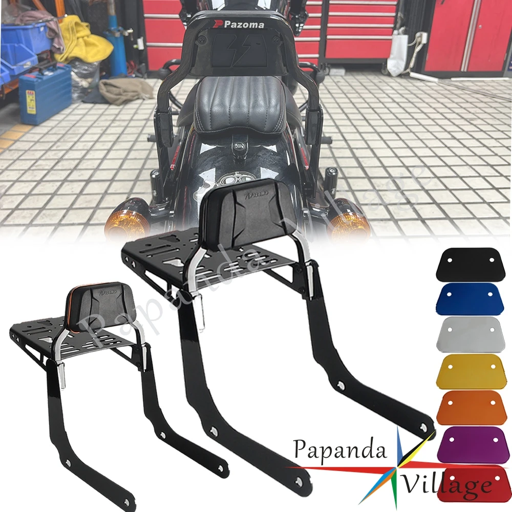 

Motorcycle Accessories Rear Backrest Sports Sissy Bar Luggage Rack For Harley Softail Heritage Hydra Glide Revival FLI 2018-2025