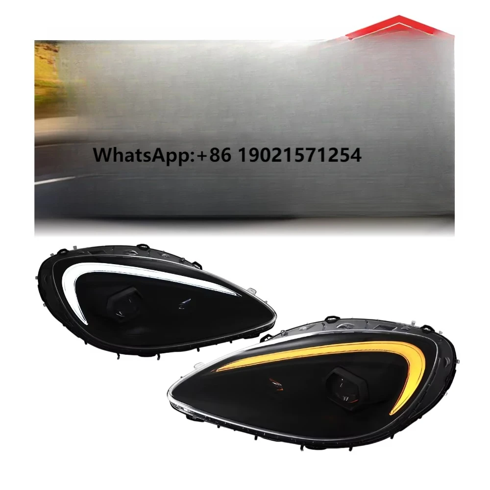 

Corvette C6 2005-2013 Upgrade Headlights LED DRL Front Assembly Design Dual Projector Auto Head Lamp Accessories for Chevrolet