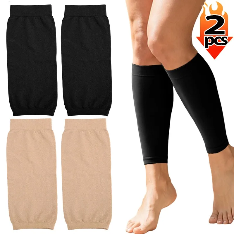 1/2Pcs Lightweight Breathable Calf Sleeve Protector for Running Cycling Hiking Unisex Leg Warmer for Air Conditioning Daily Wear