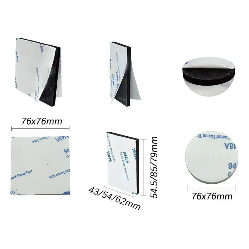 10/20 قطعة شريط رغوي مزدوج الجوانب مربع لوحة ذاتية اللصق تصاعد رغوة شرائط تثبيت نقاط لاصقة مقاومة للماء DIY بها بنفسك لوازم الحرفية