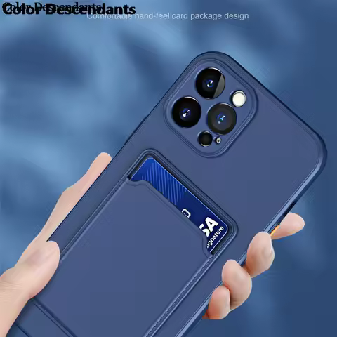 Silicone Card Slot Wallet Case for Samsung Galaxy A06 A16 A36 A55 A35 A20 A21S A22 4G A30 A31 A32 5G A50 A52 S24 S25 Phone Cover