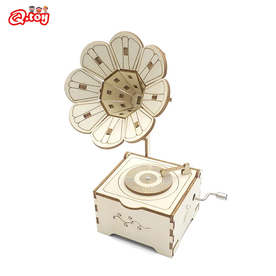 

DIY Music Box STEM Kit Tecnologia Science Toys Phonograph Style Teaching Aids for Kids Learning Educational Toys Christmas Gift