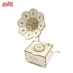 DIY Music Box STEM Kit Tecnologia Science Toys Phonograph Style Teaching Aids for Kids Learning Educational Toys Christmas Gift