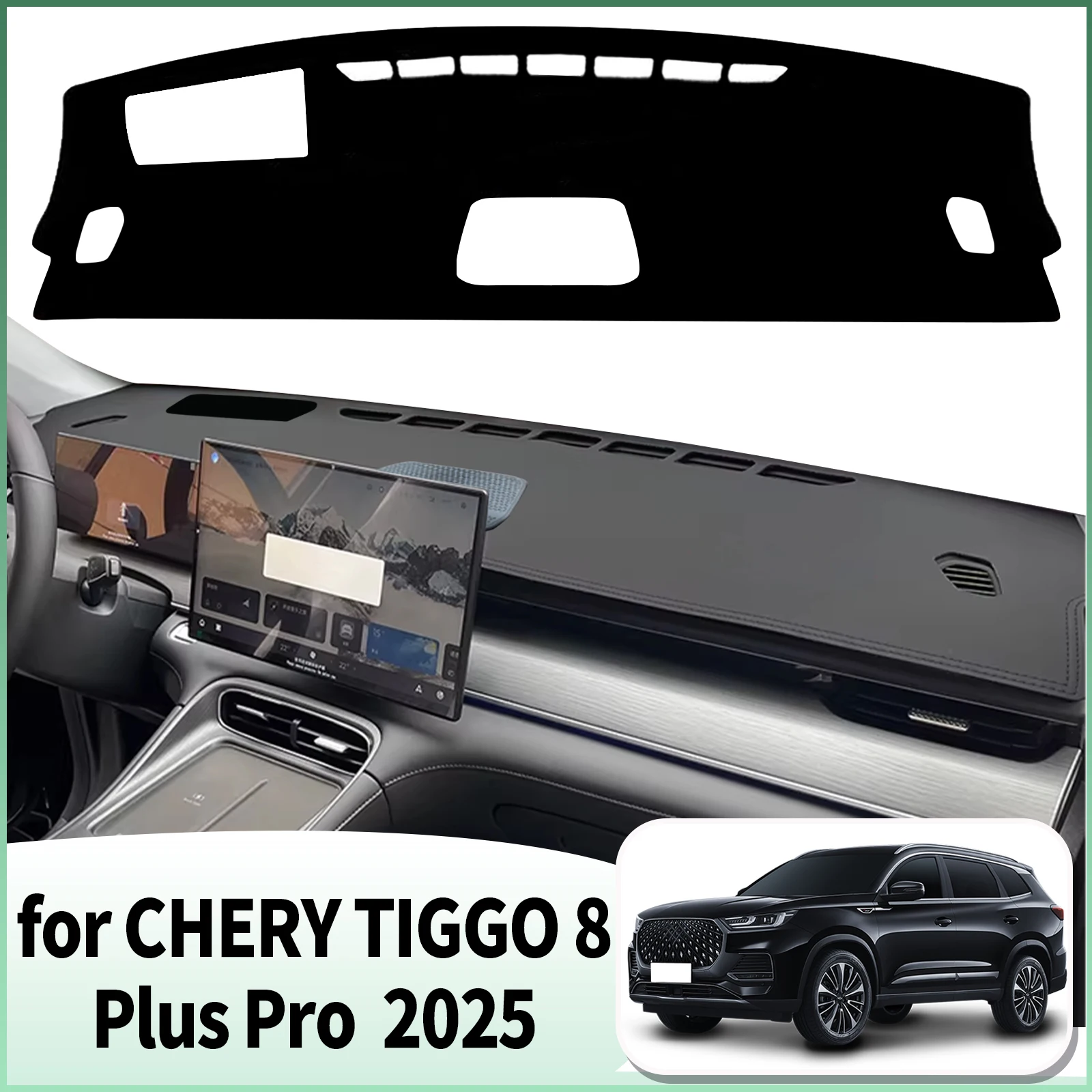 

fit for CHERY TIGGO 8 Plus Pro 2025 Special Customized Dashboard Cover Anti‑Glare Sunshade Pad Dash Mat Interior Accessories