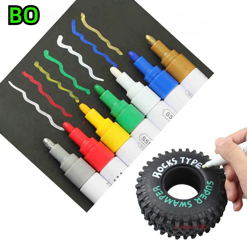 Climbing car shell touch-up paint pen decorative parts coloring paint tire tracing pen TRX6 SCX10 TRX4 RC Car universal