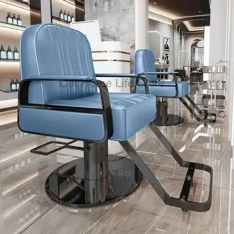 كراسي عتيقة كرسي باديكير احترافي آلات الحلاق مكياج مريح تصفيف الشعر الأحمر رمش وشم دوار قابل للتعديل #4