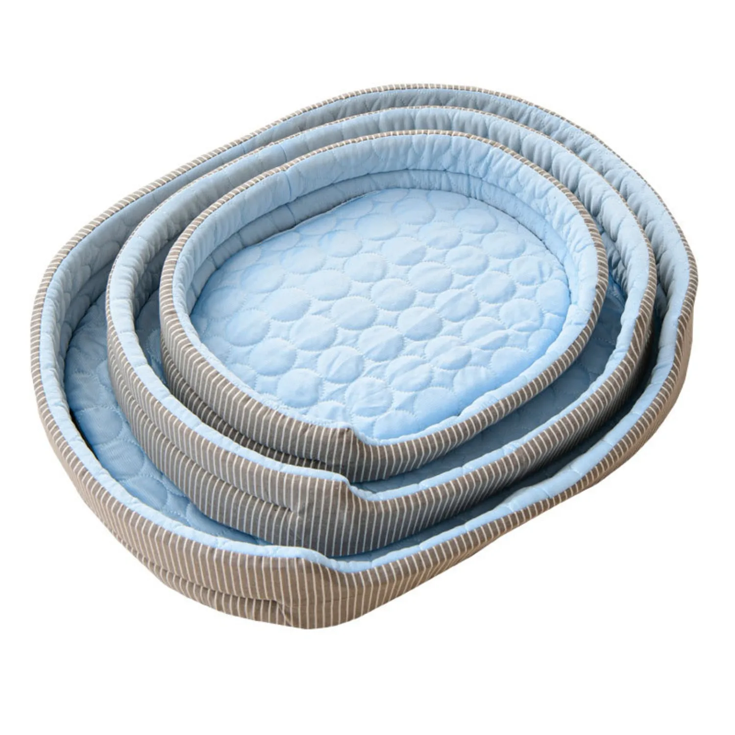 Summer pet cold feeling nest cushion can be used for dual purposes, cool feeling ice silk nest, cat and dog cooling pet supplies