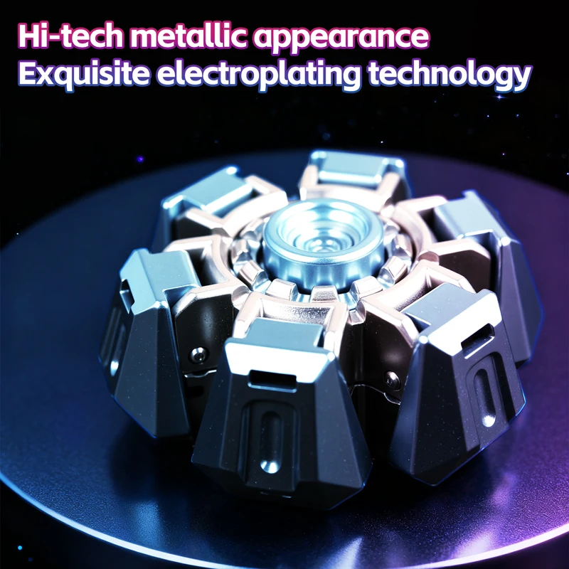 Creative EDC Hand Spinner Stress Relief Toy DIY Rotating Fingertip Gyroscope Spinner Fidget Toys for Kids Adult Birthday Gifts