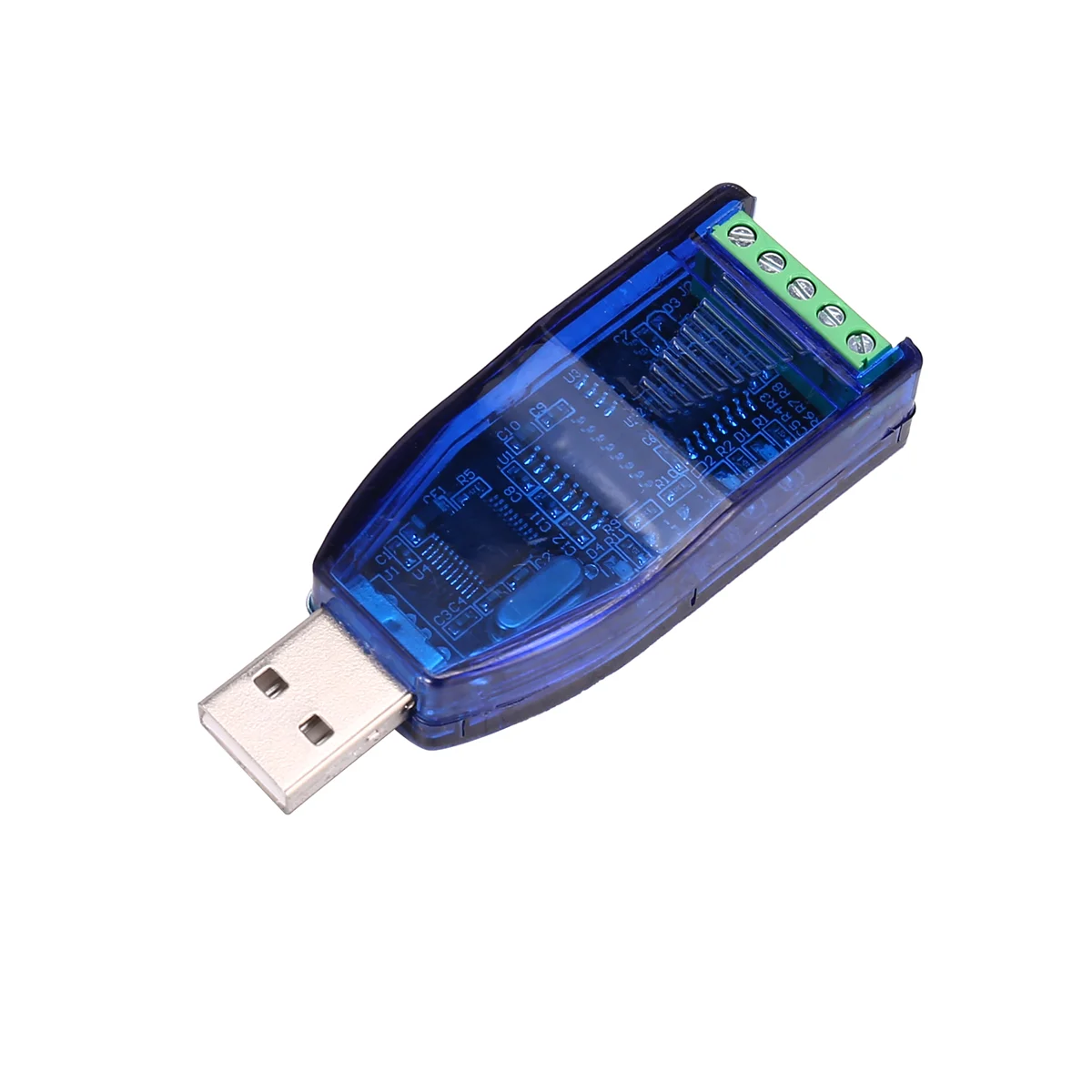 Industrial USB to RS485 RS232 Converter Upgrade Protection RS485 Converter Compatibility V2.0 Standard -485 Connector