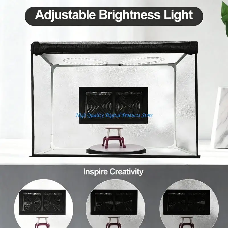 U2JE Versatile Collapsible Painting Unit With Clear Visibility And Effective Odor Removal Suitable For Multiple Uses