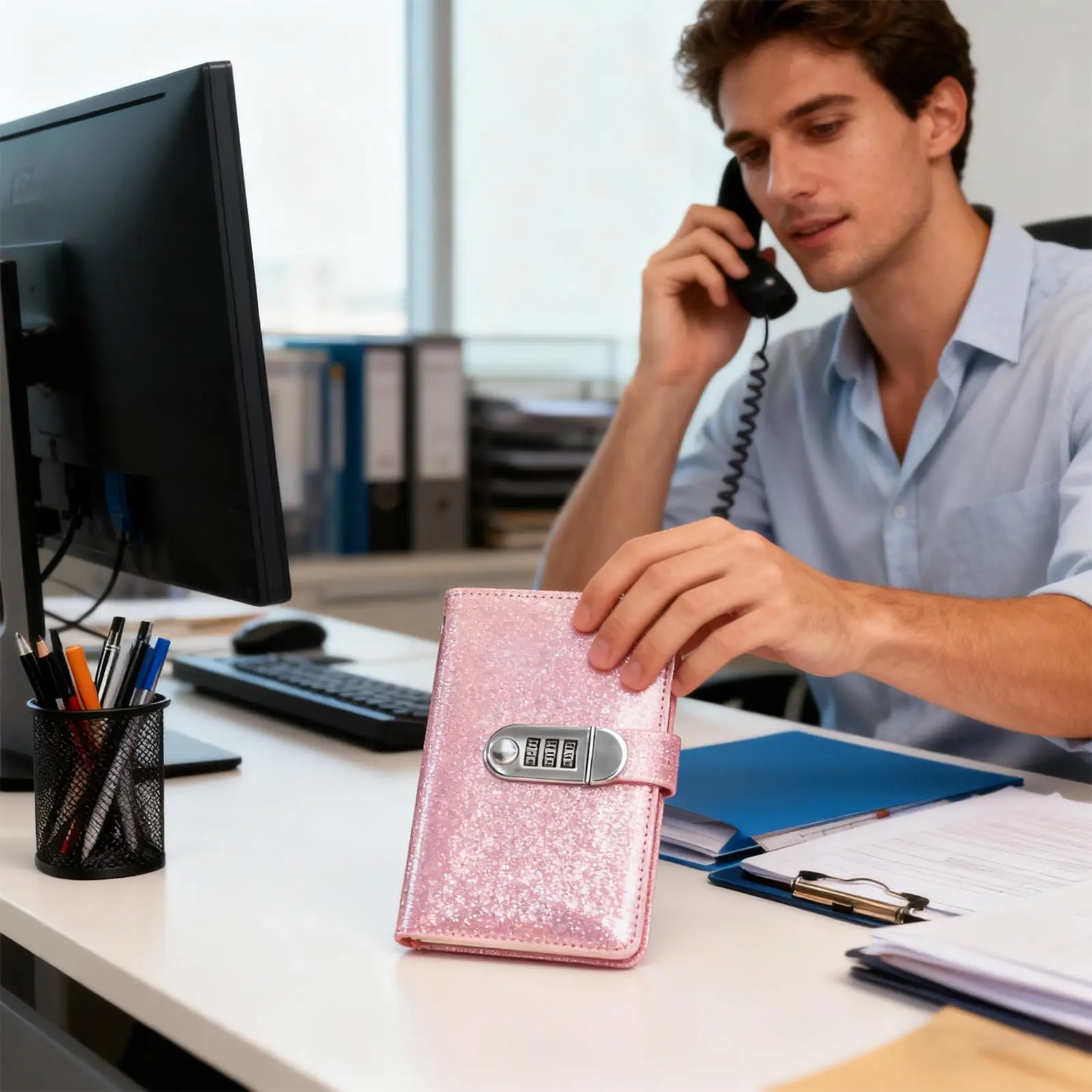 Money Binder For Cash Saving 100 Envelopes Organizer Money Binder With Password Lock For Challenge Allowance Management Home