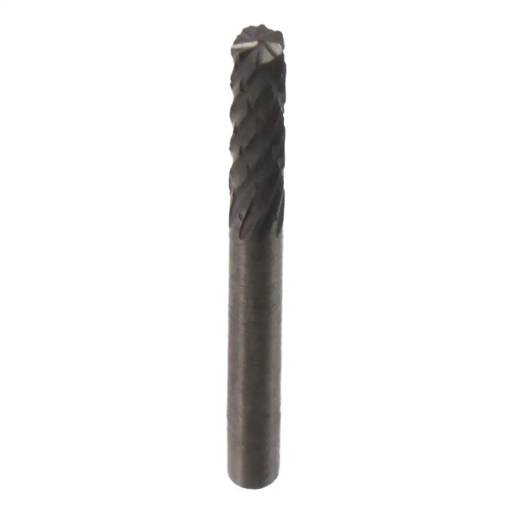 

Tungsten Carbide Rotary Files High-quality Double Cut 1/8" Shank End Rotary 3mm Dia for Die Grinder Drill Bit