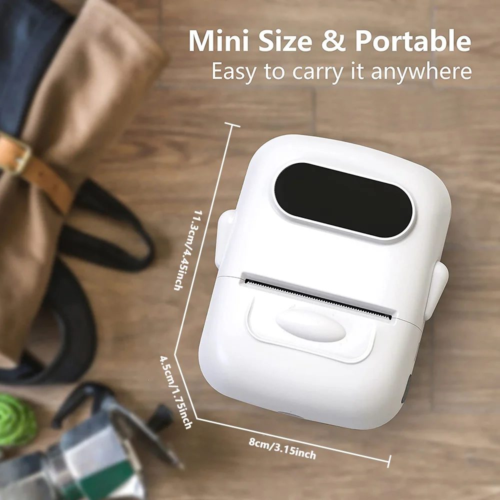 Marklife P50 Drahtlose Label Drucker Tragbare Aufkleber Drucker Mini Tintenlosen Bluetooth-kompatibel Label Maschine für IOS Android