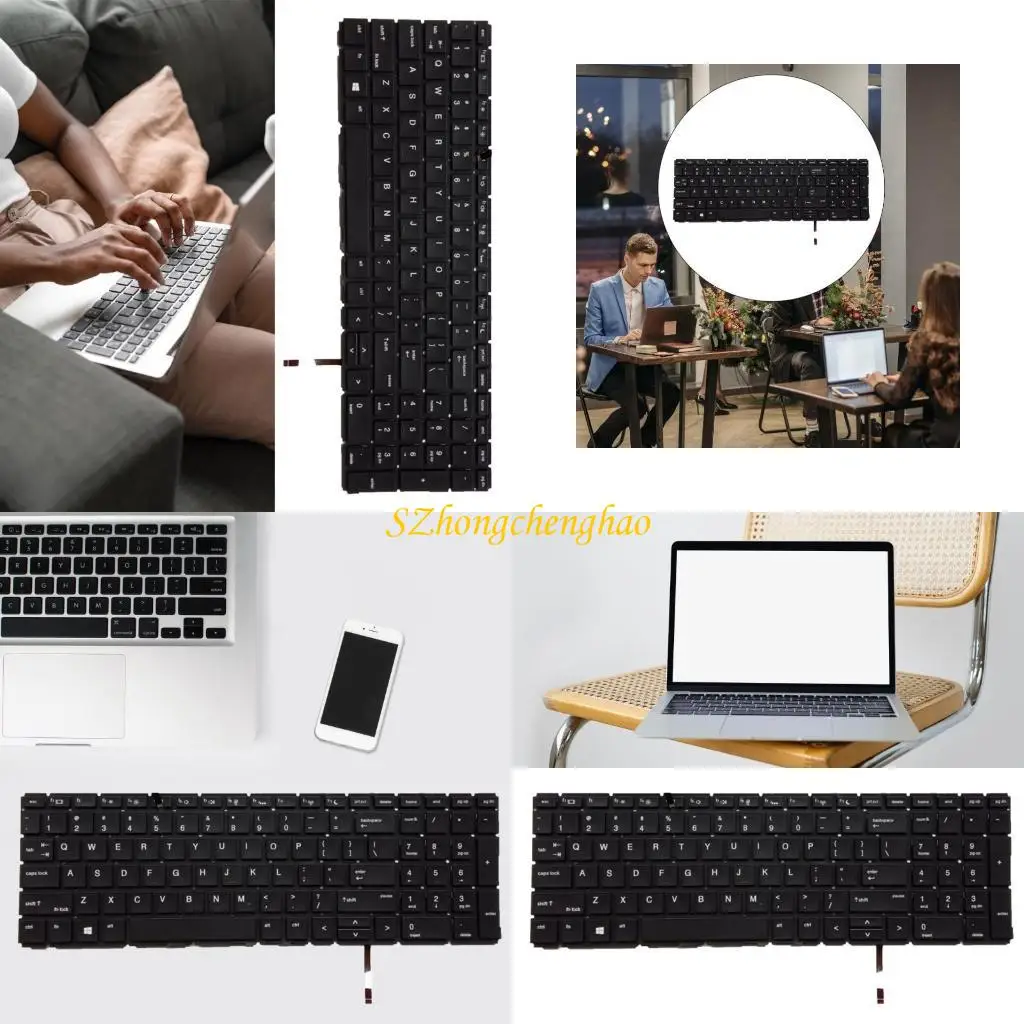 

Laptop Keyboard Replaced US Layout Keypad with Backlight for HP ProBook 450 455 455R HSN-Q25C Q22C Q17C Q16C 601D