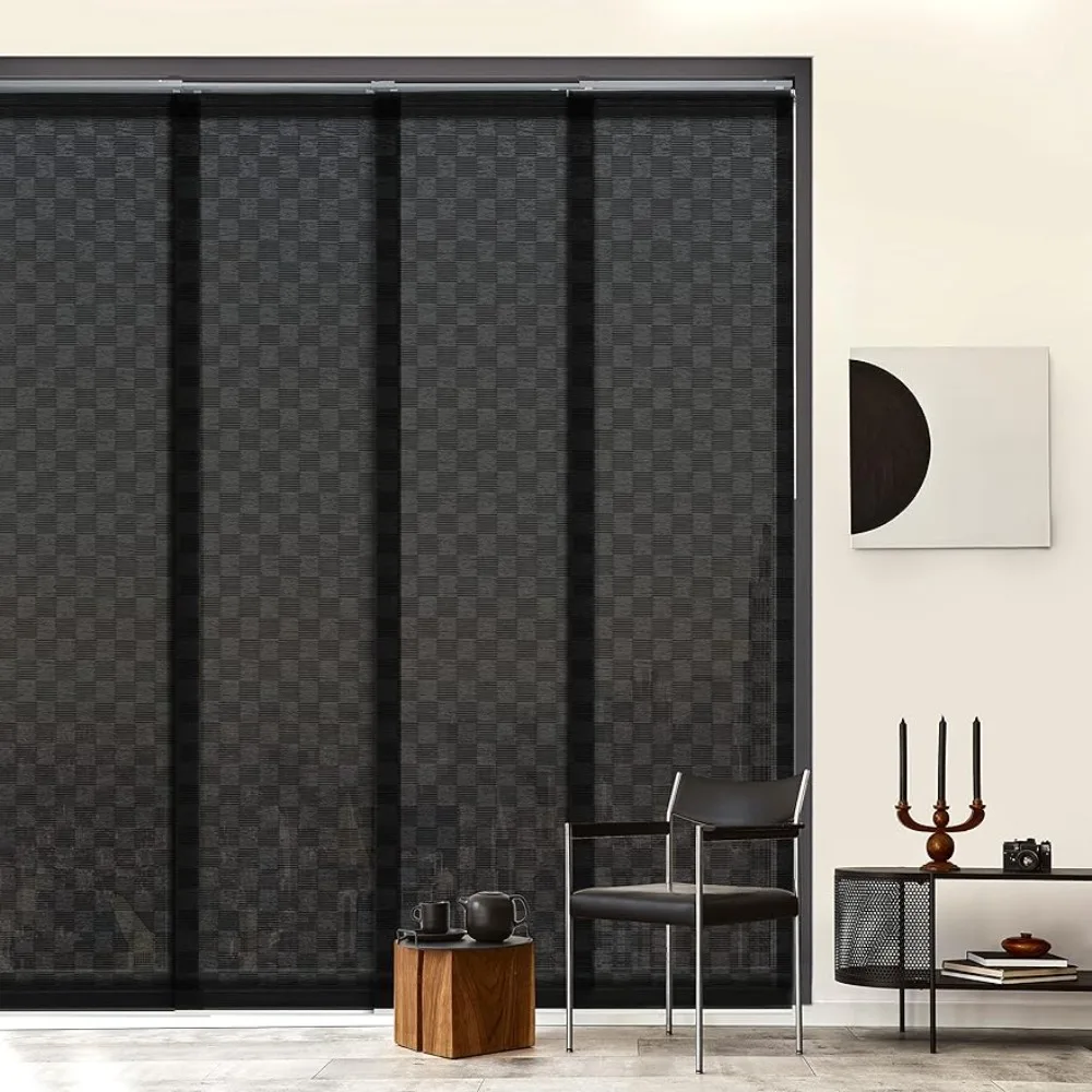 

Sliding Glass Doors Self-roll Blinds on Suckers Trimmable Panel Height Up to 96" Curtains Roller Blind Window Curtains Home Room