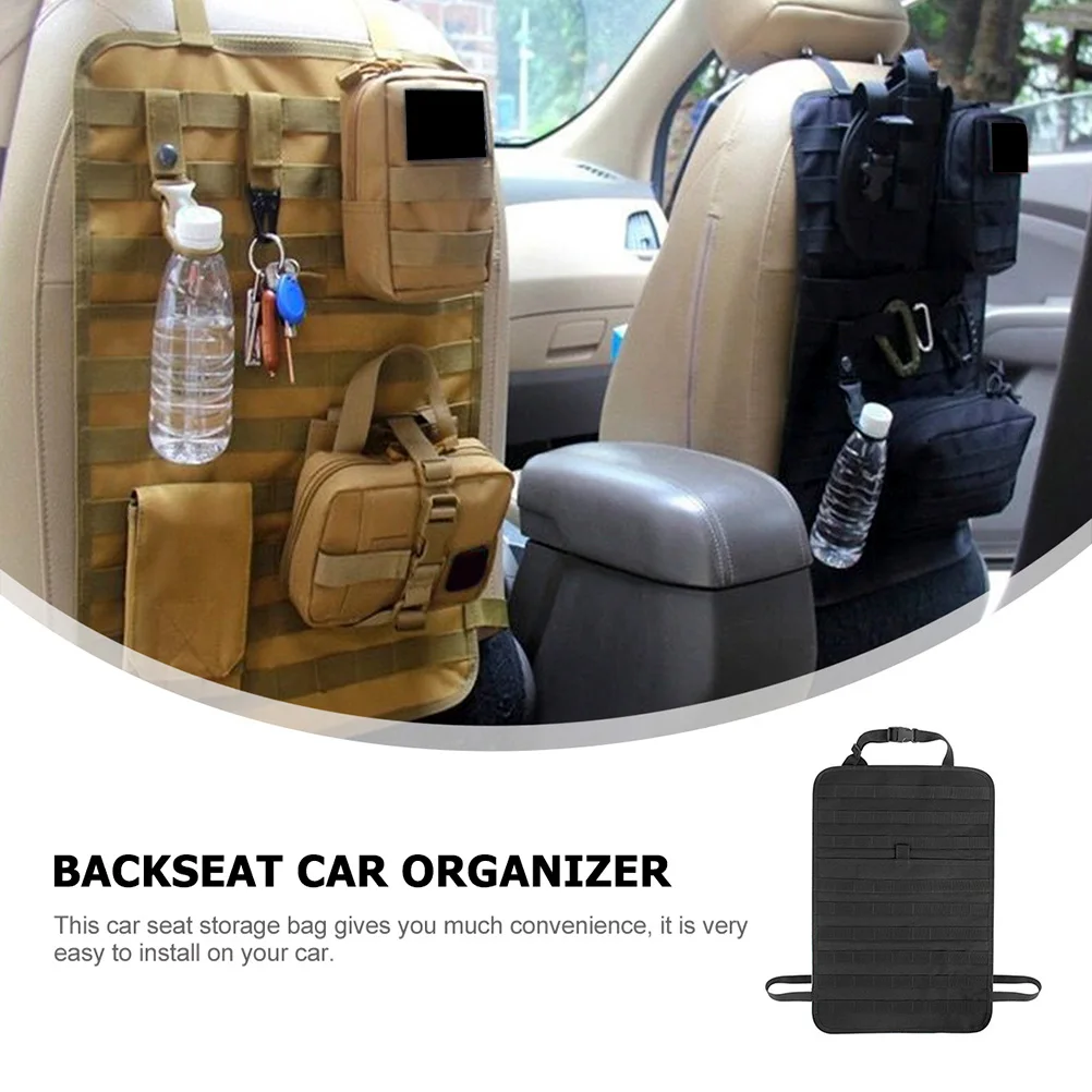 

Car Seat Storage Pocket Backseat ganizer Pouch Hanging Bag Large Capacity Black Auto Chair ganizer Car Interior Accessories