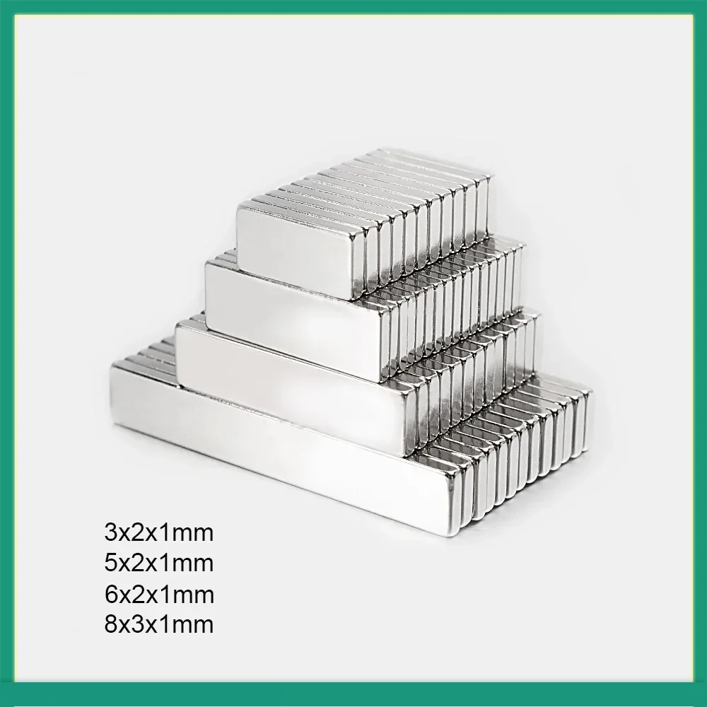 3x2x1 5X2x1 8x3x1 Small Block Magnets 3*2*1 For Home Refrigerator,Office,DIY 5*2*1 Strong Powerful Magnet 6*2*1 8*3*1 10*5*1
