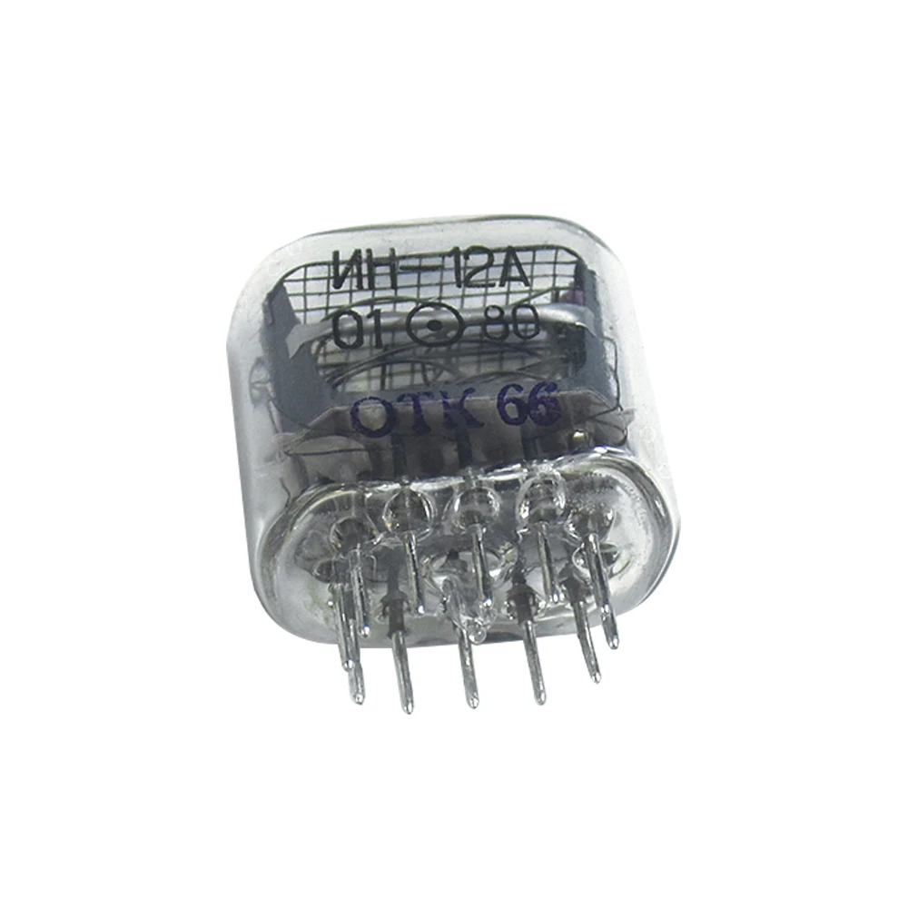 หลอดนิกซี่ IN-12 IN12 จำนวน 1 ชิ้น พร้อมจุดทศนิยม สำหรับนาฬิกาหลอดนิกซี่ นาฬิกาเรืองแสง นาฬิกาดิจิตอล LED แบบ DIY