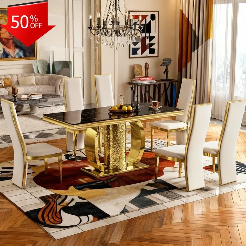 

Dinning Table Cuisine Furniture Buffet De Salon Sliding Dining Table Extendable Dining Tables Seater Machine Meble Kuchenne