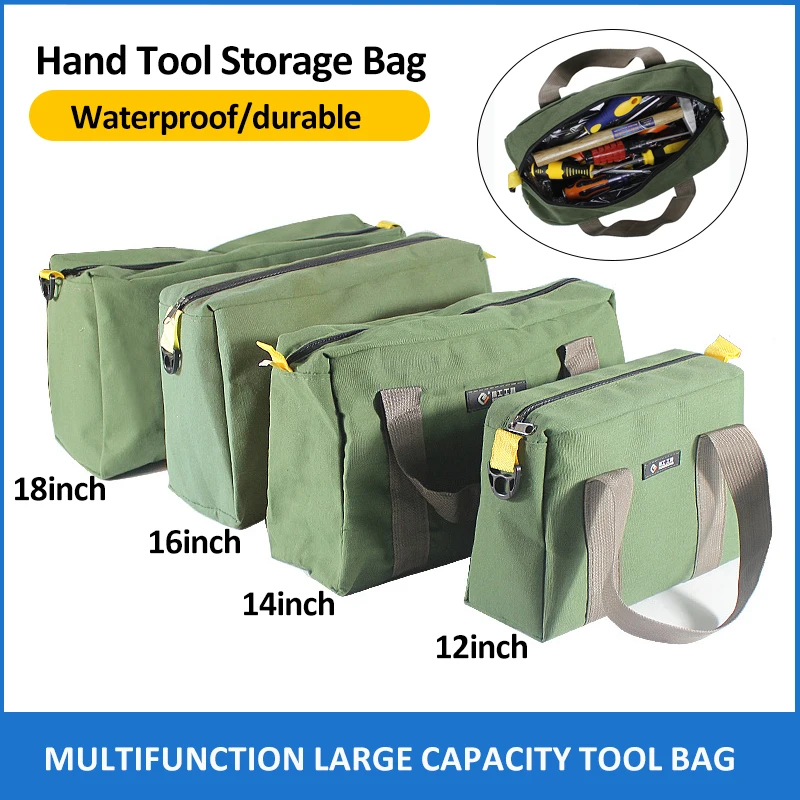 Maintenance Tool Bag Large Capacity Portable Strong Durable Waterproof Oxford Multifunctional Hardware Hand Tools Storage Bag