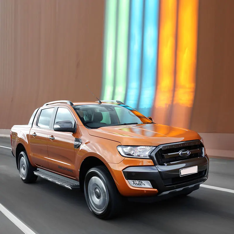 Carbon Fiber Gas Tank Cover For Ford Ranger Wildtrak T6 T7 T8 2012-2019 2020 2021 Double Cabin Car Accessories