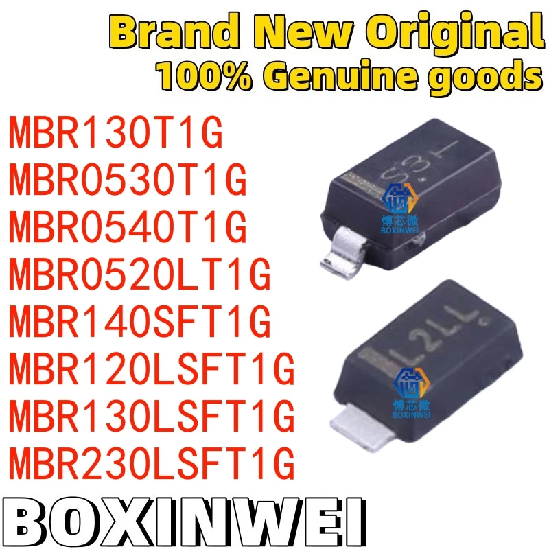 (10 pieces)MBR130T1G MBR0530T1G MBR0540T1G MBR0520LT1G MBR140SFT1G MBR120LSFT1G MBR130LSFT1G MBR230LSFT1G