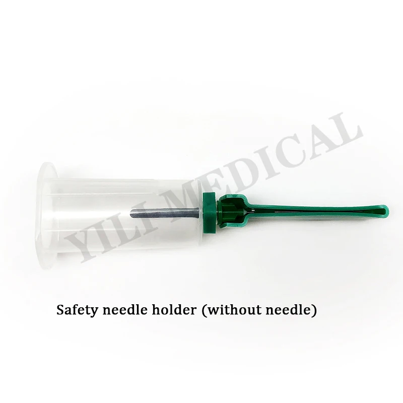 Disposable Medical Plastic Safety Blood  Collection Set Needle Holder medical teaching