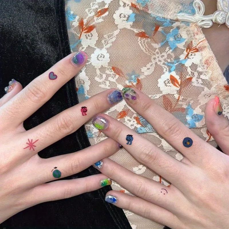 4 أوراق ملصق وشم مؤقت مقاوم للماء وفن طفل يدوم طويلاً