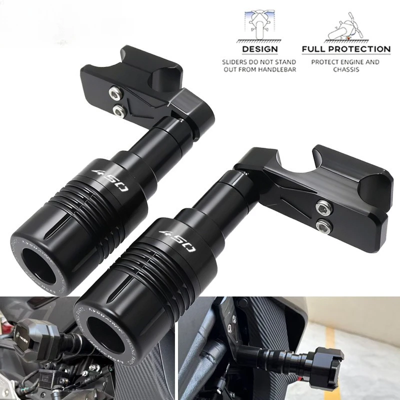 Motorcycle Frame Slider Crash Protector Engine Anti-Crash Pad For CF MOTO 450SR 450NK 450SR-S