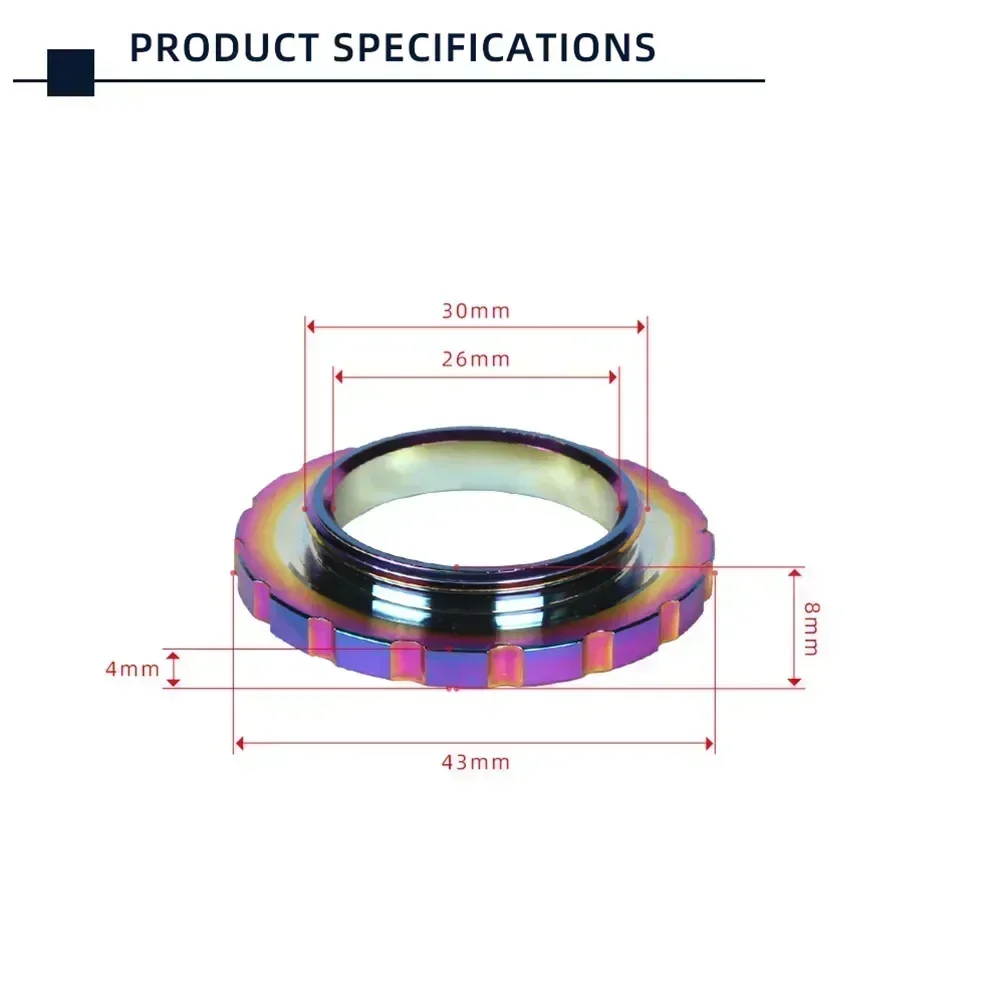 Bicycle Centerlock Disc Brake Lockring Cover 9/12/15/20mm For-Shimano  Aluminum Alloy Lock Covers  Bike Spare Parts